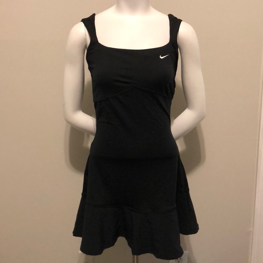 Nike dri fit Control Lawn black tennis dress